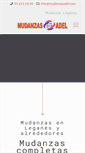 Mobile Screenshot of mudanzasadel.com